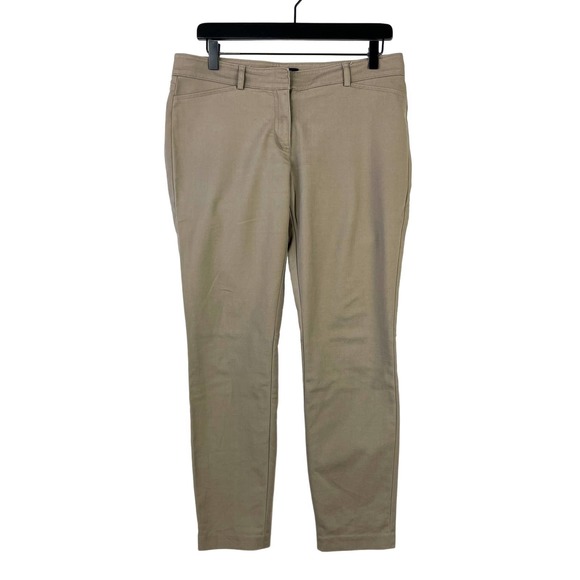 Babaton Aritzia (8) Gregory Pant Low Rise 27” Inseam Stretch Slim Dark Beige - Picture 1 of 10
